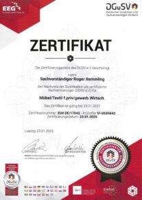 Remmling_Zertifikat